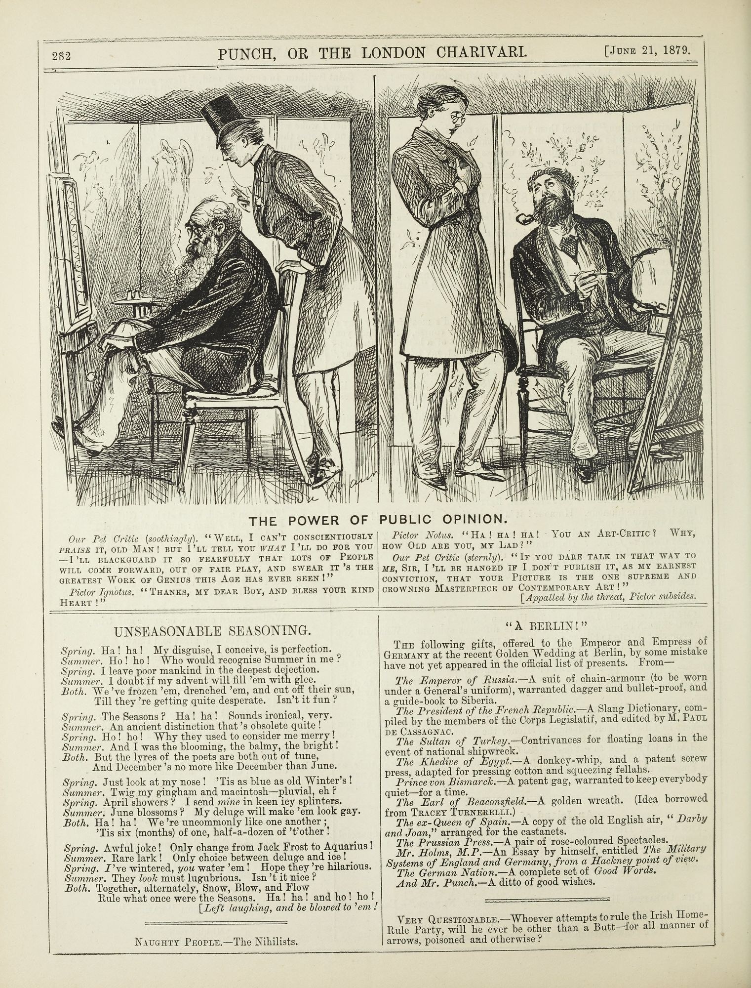 Ein altes Buchcover mit einem Mann in einem Anzug, der in einem Stuhl sitzt und nachdenklich schaut, und einer Frau, die neben ihm steht und ebenfalls nachdenklich schaut, mit der Aufschrift "Die Macht der öffentlichen Meinung" auf dem Buch.